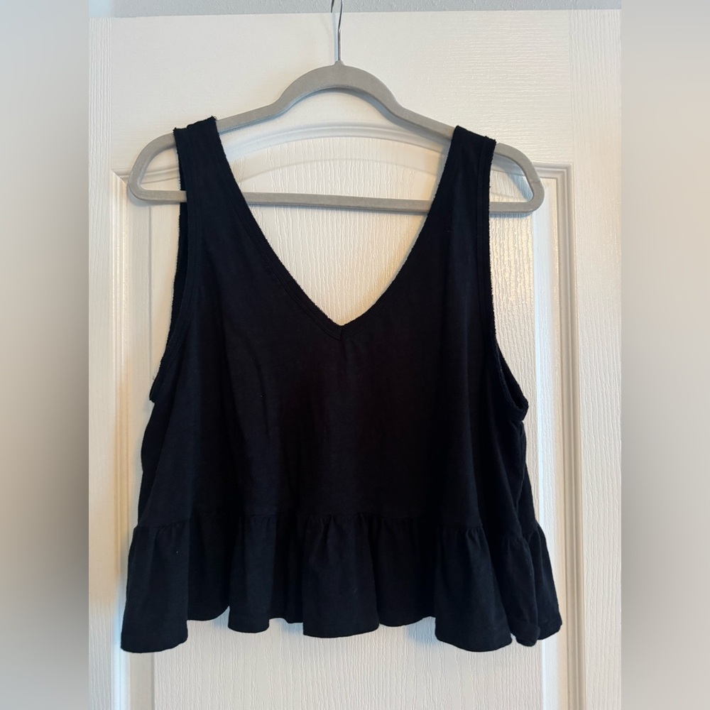 black tank top